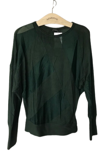 Blusa Verde Manga Morcego - Lelis Blanc