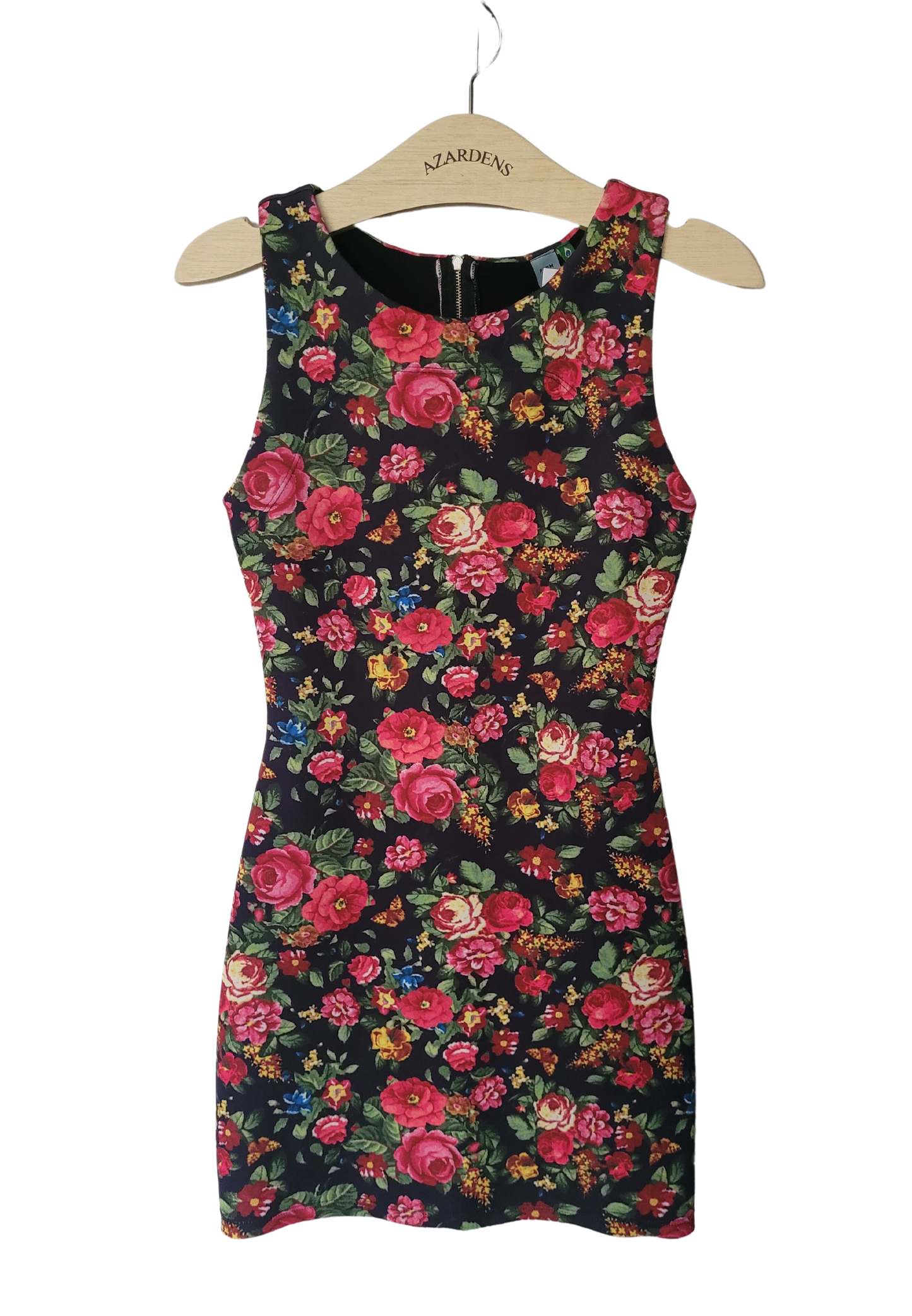 Vestido Floral Preto Color - Farm