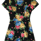 Vestido Preto Floral - Forever 21