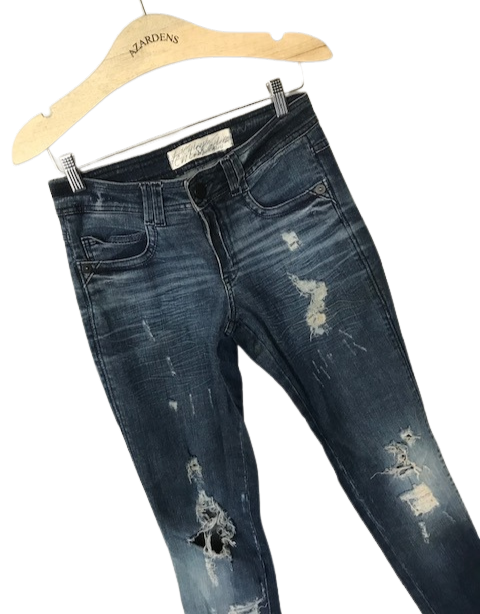 Calça Jeans com rasgos - Shoulder