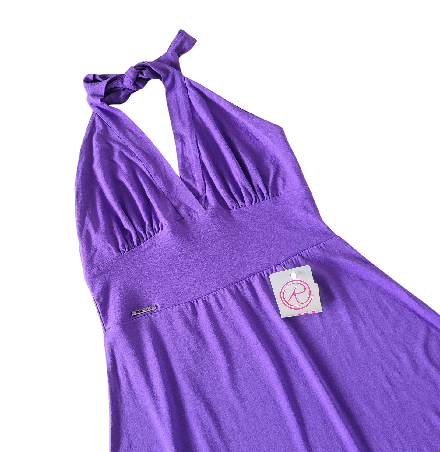 Vestido Roxo Frente Única  - Rosa Bella