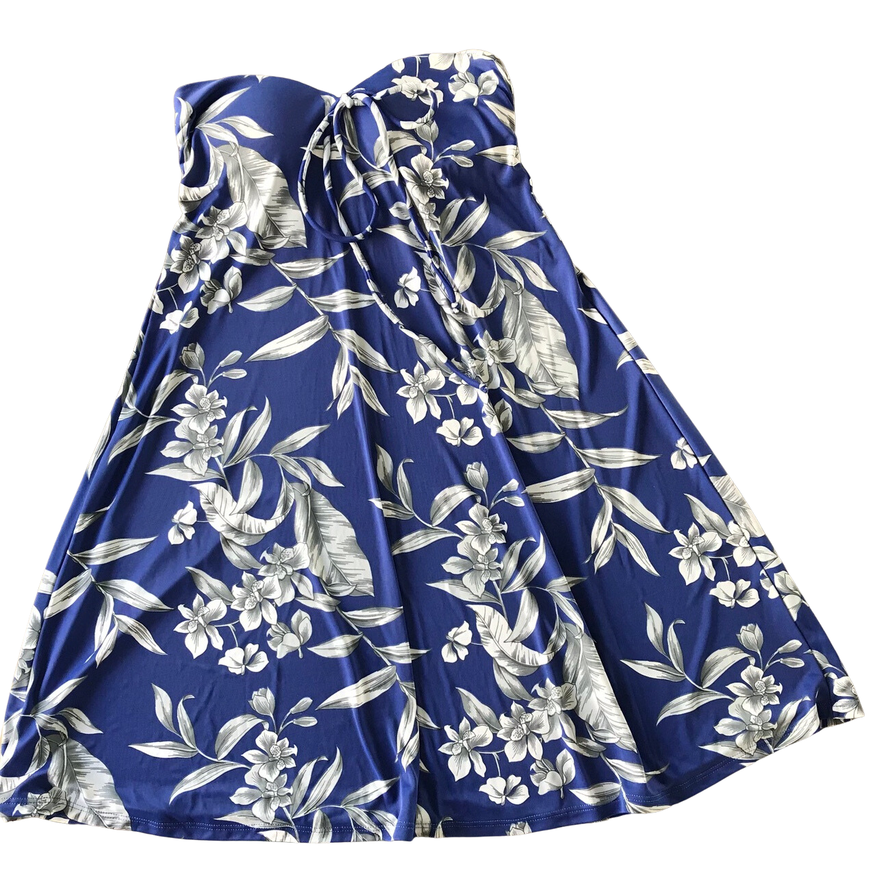 Vestido Azul Floral - Água Doce