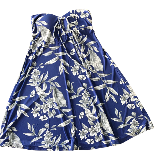 Vestido Azul Floral - Água Doce