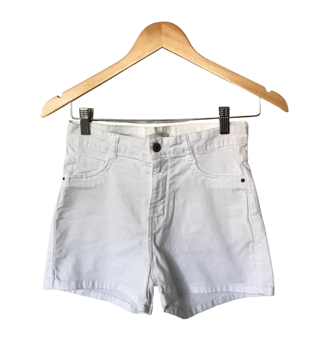 Shorts Jeans Branco - Tok