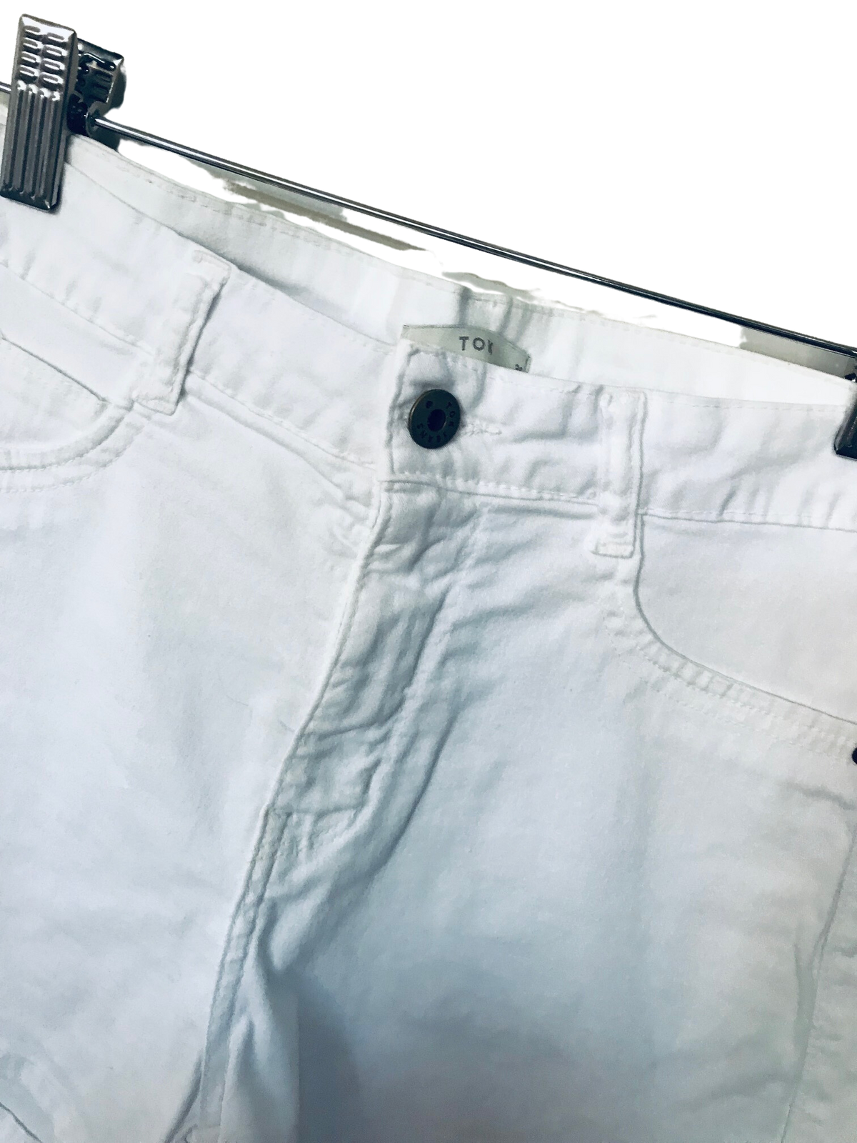 Shorts Jeans Branco - Tok