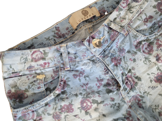 Shorts Jeans Floral - Lupepper